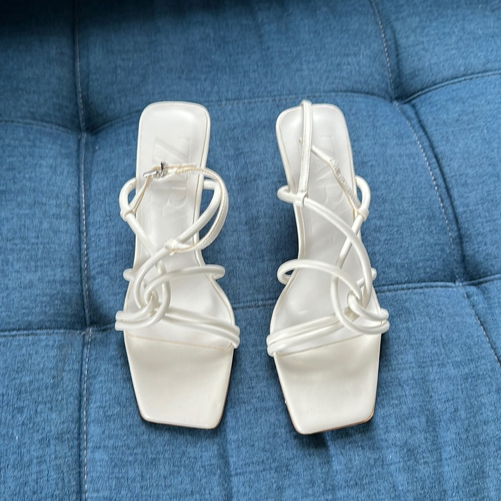 White Zara Sandals